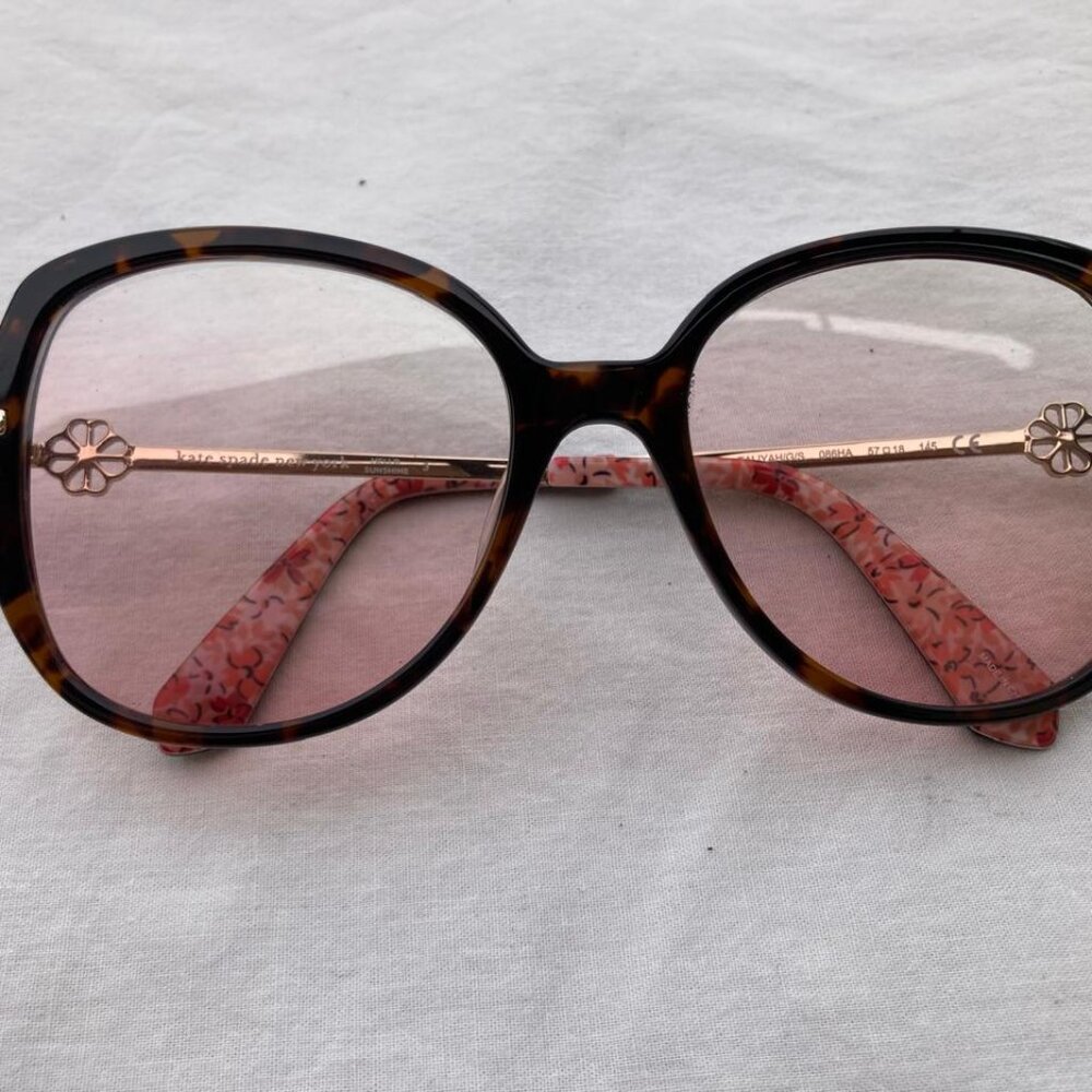 Kate Spade Woman TALIYAH/G/S - 086 HA | Sunglasses Havana Square Eyeglasses - Picture 7 of 17